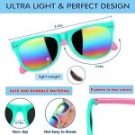 GINMIC Kids Sunglasses Bulk, 24Pack Neon Sunglasses Party Favors with UV400 Protection for Kids, Boys and Girls, Neon Sunglasses For Kids Boys Girls Age 3-8.