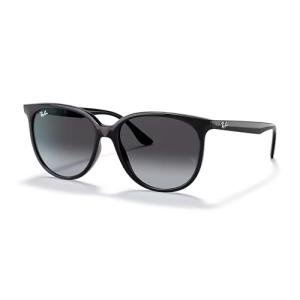 Ray-Ban RB4378 601/8G 54MM Black/Plastic Lens Grey Gradient Square Sunglasses for Women +BUNDLE with ACCESSORY EYEWEAR KIT