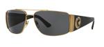 VERSACE VE2163 Rectangle Shape Metal POLARIZED Sunglasses 63mm