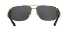VERSACE VE2163 Rectangle Shape Metal POLARIZED Sunglasses 63mm