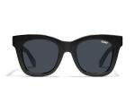 Quay - Womens Sunglasses, Polarized Square Lenses with UV Protection, Oversized Sunglasses (After Hours, Shiny Black)
