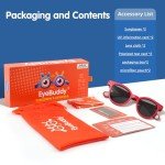 EYEBUDDY Toddler Sunglasses Age 2-4/3-5: Kids Polarized Sun Glasses for Boys/Girls 2-pack, UV 400 Shades for Children Age 3-8