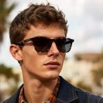 CARFIA Modern Sunglasses Men Polarized Retro Panto Style Rich Color Acetate Shades