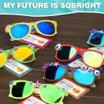 32 Pack Kids Sunglasses Bulk, Sunglasses Party Favors for kid, 16 Colors Neon Sunglasses with UV400 Protection, Gift for Birthday, Beach, School Prizes Goodie Bags Stuffers, Summer Pool Party Supplies
