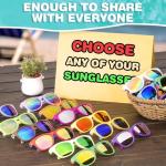 32 Pack Kids Sunglasses Bulk, Sunglasses Party Favors for kid, 16 Colors Neon Sunglasses with UV400 Protection, Gift for Birthday, Beach, School Prizes Goodie Bags Stuffers, Summer Pool Party Supplies
