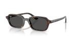 Ray-Ban RB4455 Zuri Sunglasses, Havana/Dark Grey, 52 mm