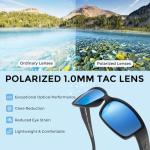 KastKing Skidaway Polarized Sport Sunglasses for Men and Women,Ideal for Driving Fishing Cycling and Running,UV Protection