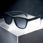 goodr A Unicorn's Calamity Polarized Sunglasses, Medium Sized (OG), Black Solid Frames with Black Non-Reflective Glare Reducing Lenses, UV400 Protection, No Slip, No Bounce