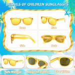 Kids Sunglasses Bulk Party Favors - 32 Packs Boys Girls Sunglasses for Kids Age 3-8 with UV 400 Protection, Neon Sunglasses for Kids Party
