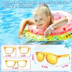 Kids Sunglasses Bulk Party Favors - 32 Packs Boys Girls Sunglasses for Kids Age 3-8 with UV 400 Protection, Neon Sunglasses for Kids Party