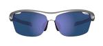 Tifosi Intense Sunglasses Silver/Smoke Blue lenses