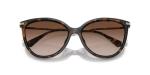 Michael Kors Women's MK2184U Dupont Universal Fit Cat Eye Sunglasses, Pink Pearlized Tortoise/Burgundy Gradient Polarized, 55 mm