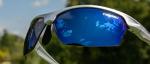 Tifosi Intense Sunglasses Silver/Smoke Blue lenses
