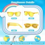 Kids Sunglasses Bulk Party Favors - 16 Packs Boys Girls Sunglasses for Kids Age 3-8 with UV 400 Protection, Neon Sunglasses for Kids Party