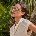 CARFIA Retro Polarized Sunglasses for Women UV Protection Acetate Classic Vintage Style Round Shades