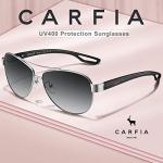 CARFIA Polarized Sunglasses for Women UV Protection Ultra-Lightweight Comfort Metal Frame Driving Glasses CA3210