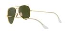 Ray-Ban Unisex RB3025 Classic Mirrored Aviator Sunglasses, Matte Gold/Green Mirrored Fuchsia, 58 mm