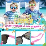 Kids Sunglasses Bulk, Neon Sunglasses Party Favors with UV400 Protection for Kids, Boys and Girls, Party Favor For Kids, Birthday Graduation Party Supplies, Beach, Pool Party Favors