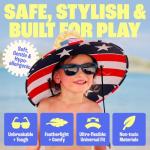 BABY SUNNIES Polarized Toddler Sunglasses for Boys & Girls - Eye Safe Kids Sunglasses - UV Protection - Toddler Sun Glasses