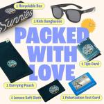 BABY SUNNIES Polarized Toddler Sunglasses for Boys & Girls - Eye Safe Kids Sunglasses - UV Protection - Toddler Sun Glasses