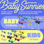 BABY SUNNIES Polarized Toddler Sunglasses for Boys & Girls - Eye Safe Kids Sunglasses - UV Protection - Toddler Sun Glasses