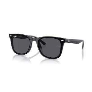 Ray-Ban RB4420 601/87 65MM Black/Dark Grey Square Sunglasses for Men for Women +BUNDLE with ACCESSORY EYEWEAR KIT
