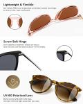 SUNGAIT Premium Vintage Round Sunglasses for Women Men Classic Retro Trendy Style
