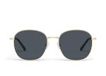 Quay - Women's Sunglasses, Oversized Round Shades, UV Protected Lenses (Jezabell, Gold/Smoke)