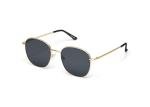 Quay - Women's Sunglasses, Oversized Round Shades, UV Protected Lenses (Jezabell, Gold/Smoke)