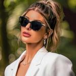 AVAWAY Acetate Cat Eye Sunglasses for Women Trendy 2024 Polarized UV Protection Lightweight Cateye Sun Shades Ladies Sunnies