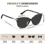 AVAWAY Acetate Cat Eye Sunglasses for Women Trendy 2024 Polarized UV Protection Lightweight Cateye Sun Shades Ladies Sunnies