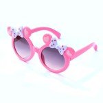 3Pcs Kids Sunglasses Polarized UV Protection | Lovely Pink Heart Girls Sunglasses Kitty Age 2-10 Baby Toddlers With Beautiful Box For Gift (Style 1)