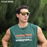 FEISEDY Men Sunglasses Polarized Oversized Square Flat Top Cycling Running Fishing Golf Hiking Sports B2990