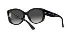 Michael Kors MK2175U Charleston Universal Fit Sunglasses, Black Bio/Dark Grey Gradient, 54 mm