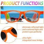 INNOCHEER Party Sunglasses for Kids 24 Pack with UV400 Protection Eyewear Neon Sunglasses for Boys, Girls - Great Gift for Party Favors, Birthday Party and Outdoor Activity