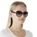 Coach HC8158 Sunglasses, Black/Grey Gradient, 58 mm