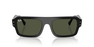 Ray-Ban RB4454 Lukas Prescription Eyewear Frames, Black/Green, 53 mm