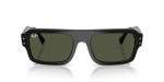 Ray-Ban RB4454 Lukas Prescription Eyewear Frames, Black/Green, 53 mm