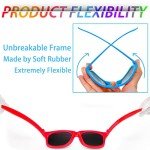 INNOCHEER Party Sunglasses for Kids 24 Pack with UV400 Protection Eyewear Neon Sunglasses for Boys, Girls - Great Gift for Party Favors, Birthday Party and Outdoor Activity