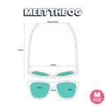 goodr Drinks Seawater, Sees Future, Polarized Sunglasses, Medium Sized (OG), Navy Solid Frames with Blue Gradient Lenses, Dark to Light Tint, UV400 Protection, No Slip, No Bounce