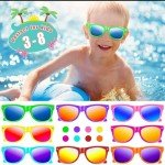 OLIKER Kids sunglasses bulk,Kids Sunglasses Party Favor with UV400 Protection for Kids, Boys and Girls Age 3-8, Birthday Party Supplies, Beach, Pool Party Favors (24Pack Kids Sunglasses)