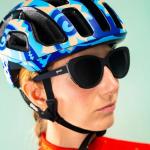 goodr It's Noir, Darling Polarized Sunglasses, Medium Sized (Glam G), Black Solid Frames with Black Gradient Lenses, Light Gold Accents, UV400 Protection, No Slip, No Bounce