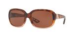 Costa Woman Sunglasses Shiny Tortoise Fade Frame, Copper Lenses, 58MM