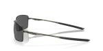 Oakley Mens OO4075 Square Wire Rectangular Sunglasses, Carbon/Grey Polarized, 60 mm