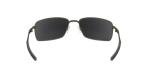 Oakley Mens OO4075 Square Wire Rectangular Sunglasses, Carbon/Grey Polarized, 60 mm