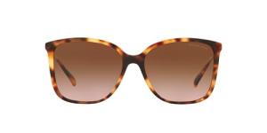 Michael Kors MK2169 Avellino Sunglasses, Amber Tortoise/Brown Gradient, 56 mm