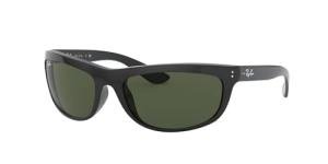 Ray-Ban Mens RB4089 Balorama Rectangular Sunglasses, Black/G-15 Green, 62 mm