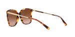 Michael Kors MK2169 Avellino Sunglasses, Amber Tortoise/Brown Gradient, 56 mm