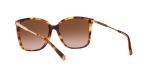 Michael Kors MK2169 Avellino Sunglasses, Amber Tortoise/Brown Gradient, 56 mm