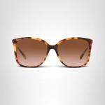 Michael Kors MK2169 Avellino Sunglasses, Amber Tortoise/Brown Gradient, 56 mm